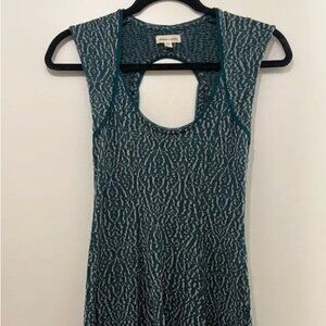 Silence + Noise Urban Outfitters Green Skater Dress